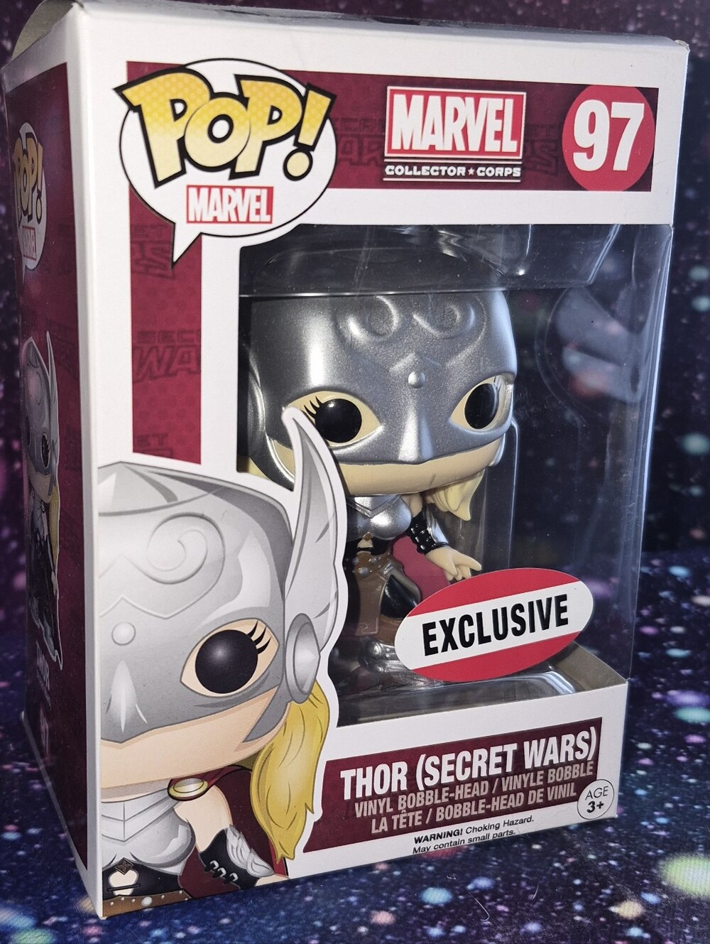 Funko Pop Marvel Secret Wars Thor #97 NRFB Clean Box